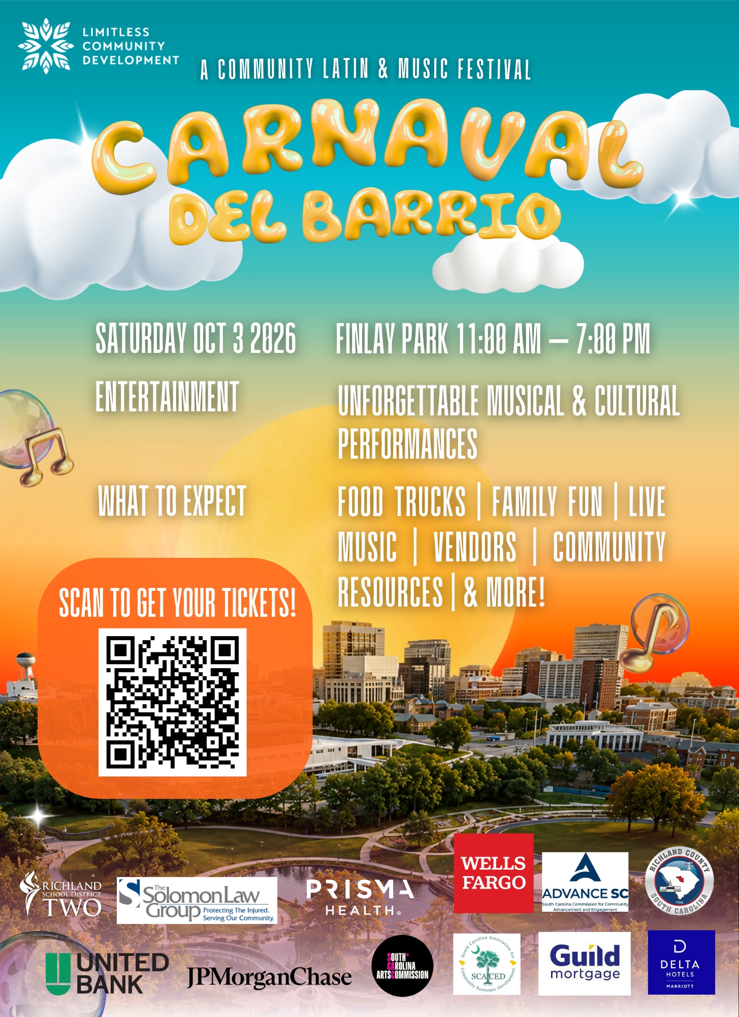 Carnaval Del Barrio Flyer graphic