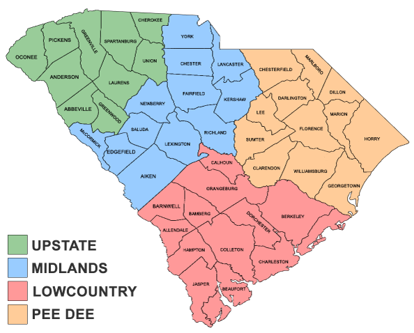 Advance SC Regional Map graphic